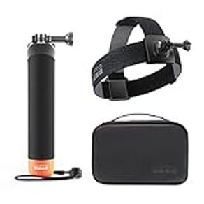 GoPro Adventure Kit 3.0 (Head Strap 2.0 + Clip, The Handler (Floating Hand Grip), and Compact Case) - Official Accessory