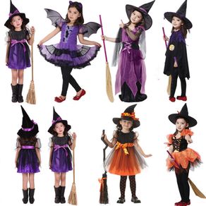 Children's Costume Girl Cosplay Witch Princess Dress
