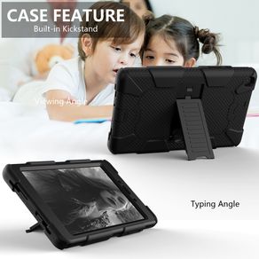 Shockproof Silicon PC Hybrid Stand Kids Safe Tablet Cover For Samsung Galaxy Tab A 8.0 2019 SM-T290 SM-T295 T290 T295 Case