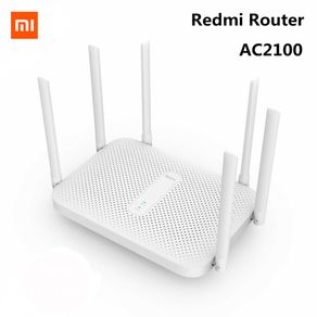 Xiaomi Redmi AC2100 Router Gigabit 2.4G 5.0 Ghz 128 Mb Ram 2033Mbps Wireless Router Wifi Repeater 6 High Gain Antennas Wider