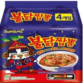 [CLEARANCE]  Samyang Hot Chicken Jjamppong Ramen 140g X 4s ( 03537 )