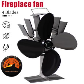 Powered Stove Fan Fireplace Fan Heat Powered Komin Wood Burner Eco Fan Friendly Quiet Home Efficient Heat Distribution
