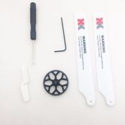 XK K120 RC Helicopter spare Parts accessories  (Main Blade+ main gear+ tail blade+tool)