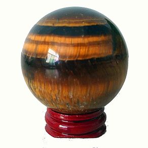 45-55mm natural tiger's-eye stones crystal ball household decoration ball diviner energy high quality tiger-ite  stone sphere