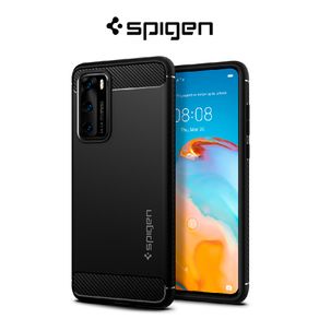 Spigen Huawei P40 Case Rugged Armor with Mil-Grade Protection Car-inspired Design Slim protection Casing Cover