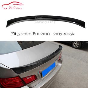 For BMW F10 Spoiler Performance 2010 - 2016 5 Series Sedan F10 Carbon  Spoiler Lips F10 M5 Rear Trunk Wings car styling - AliExpress