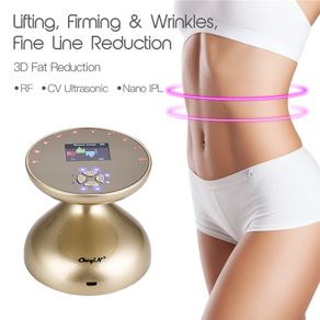 3D Body Shaping Fat Burner RF Ultrasound Cavitation Slimming Firming Device LED Photon Rejuvenation Face Lift Massager