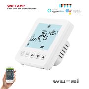 Voice controlled WIFI air conditioner thermostat 2P / 4P heating and cooling, 95-240VAC