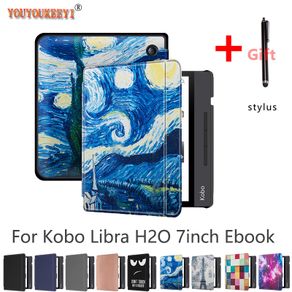 Case for Kobo Libra 2 eReader (2021 Released, Model N418) - Premium PU  Leather Origami Stand Cover with Auto Sleep Wake - AliExpress