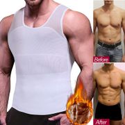 Men Slimming Shapewear Body Shaper Belly Control Waist Trainer Man Compression Corrective Posture Vest Modeling Underwear Corset