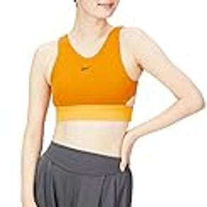 Reebok AW251 Women's Fitness Training Shirt, Beyond The Sweat Crop Top, Radiant Ochre (GU5838), Large