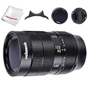 PERGEAR 60mm F2.8 Ultra-Macro Lens with 2X Magnification, Compatible with Sony E-Mount Cameras A5000 A5100 A6000 A6100 A6300 A6400 A6500 A6600