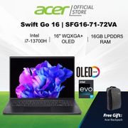 [OLED Display] Acer Swift Go 16 | SFG16-71-72VA 16-Inch WQXGA+ (3200x2000) Display Laptop | Intel i7-13700H