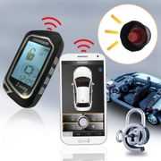 2 Way Car Alarm Systems Security PKE keyless entry Remote start stop LCD Controller Car Engine Car Alarm Push 2020