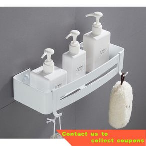 Black Aluminum Corner Shelf Wall Mounted Bathroom Soap Dish Bath Shower  Shelf