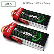 GTFDR 3S 11.1V 6200mah 100C-200C Lipo Battery 3S  XT60 T Deans XT90 EC5 For FPV Drone Airplane Car Racing Truck Boat RC Parts
