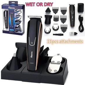 Kemei KM-526 Rechargeable Electric Hair Clipper Washable Nose Beard Trimmer Shaver 5 In 1 Hair Cutting Machine For Men