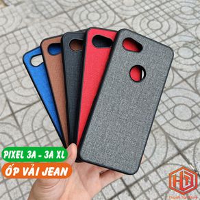 Google Pixel 3A 3A 3A XL Case With Multicolored jean Fabric