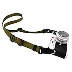 Camera Strap, Quick Adjustable Shoulder Sling Camera Neck Shoulder Strap for Leica Fuji Pentax Canon Micro Single and DSLR Camera Green