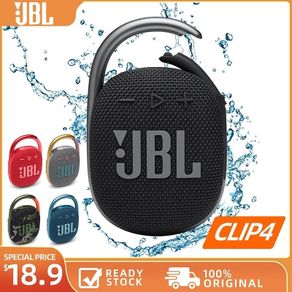 KUCA【SG Stock】Wireless Bluetooth Speaker Clip4 Mini Portable IPX67 Waterproof Outdoor Bass Speakers Battery Plug-in card