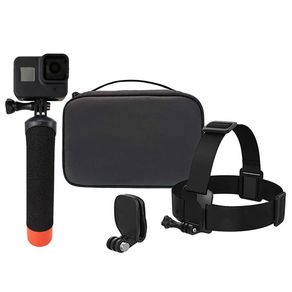 5 in 1 Action Camera Headband Buoyancy Rod Hat Clip Storage Bag for Gopro Max Hero 8 7 6 5 Camera Accessories