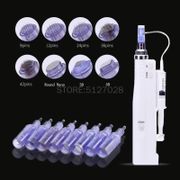 2 in 1 Hydra Injector Derma Pen Nano Mesotherapy Microneedle dr Pen Mesogun Portable Smart Injector Pen Facial Treatment Machine
