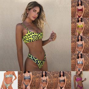 Sexy Leopard Micro Bikini 2023 Women Swimsuit Female Swimwear