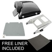 Motorcycle 5.5" Razor Pack Trunk Backrest Rack For Harley Tour Pak Touring Road King Street Glide Electra FLHRC 2014-2020