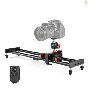 Andoer Camera Video Dolly Slider Kit with 3-wheel Auto Dolly Car 3 Speed Adjustable + 60cm/23.6in Track Rail Camera Slid   A0220