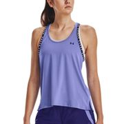 Under Armour Knockout Tank - Women Sports Tank Top (Black/Blue) 1351596-495 1351596-001