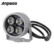 ANPWOO  CCTV LEDS 4 array IR led illuminator Light IR Infrared waterproof Night Vision CCTV Fill Light For CCTV Camera ip camera