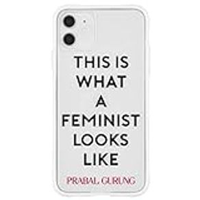 Case-Mate - PRABAL GURUNG - Case for iPhone 11 - Tough Feminist - 6.1 inch - White