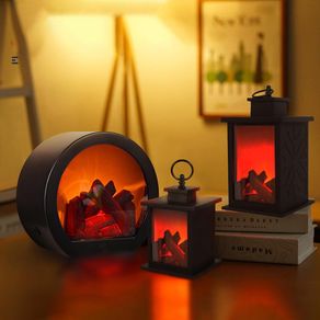 fireplace lamp led flame log effect