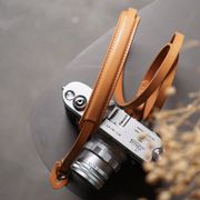 Mr.stone Handmade Genuine Leather Camera Strap Vegetable tanned cowhide Camera Shoulder Sling Belt (Shoulder support)