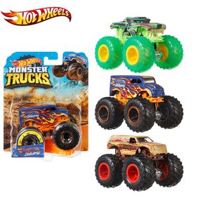 Hot Wheels Monster Trucks Downhill Race and Go Playset