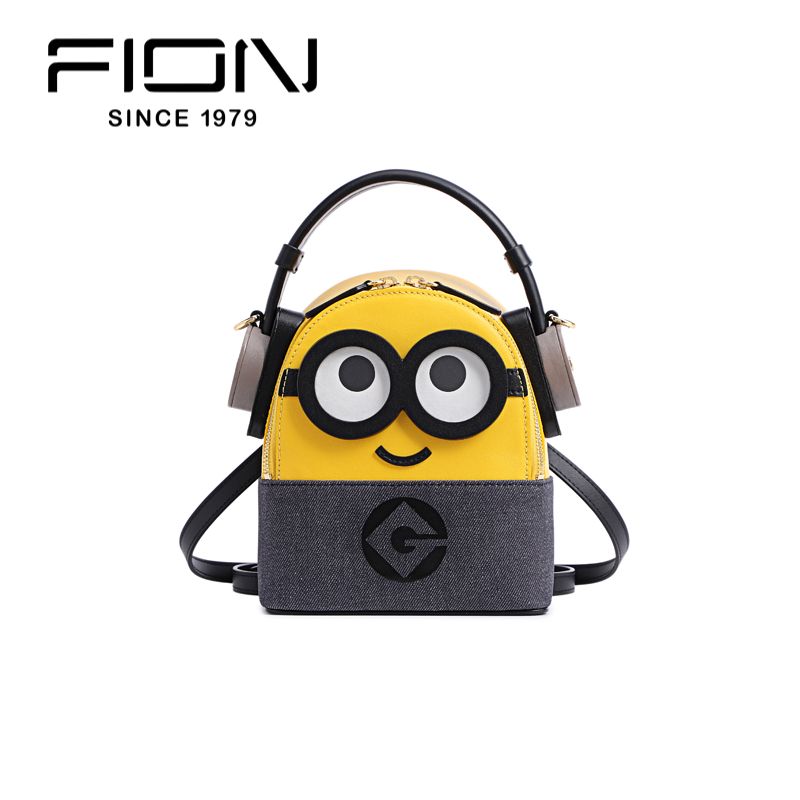 100% Authentic FION Minion Bob & Tim backpack/crossbody bag/shoulder bag