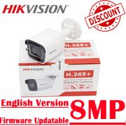 In Stock Original Hikvision 8MP IP Camera POE DS-2CD2085G1-I Outdoor 4K Bullet CCTV Camera Darkfighter IR 30M Up to 128 GB IP67