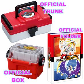 AUTHENTIC Pokémon Ga-Olé OFFICIAL Trunk Box File Folder ORIGINAL Pokemon GaOle Disk Storage Tomy Takara Ga-Ole Japan