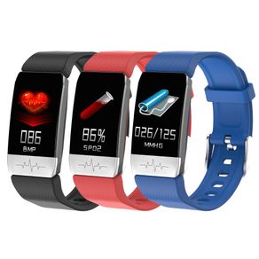 Bluetooth Smart Watch With Temperature Monitoring Sport Bracelet Fashionable Durable Fitness Tracker Heart Rate Pedometer