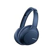 Sony WH-CH710N Wireless Noise Cancelling Over Ear Headphones via Dual Noise Sensor Technology, Up to 35 Hours of Playback - Blue