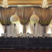 Romantic 3m*6m Luxury Wedding Backdrop with Beatiful Swag Wedding drapery and curtain marriage decoration