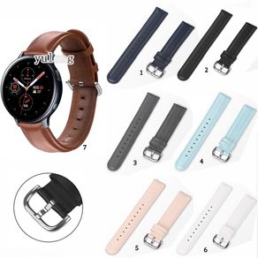 Leather Bands Watch Strap for Samsung Galaxy Watch Active2 40mm 44mm