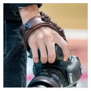 Photo Camera Micro Fiber Leather Wrist Strap Hand Holder Straps Belt for Fuji Panasonic Canon Nikon Sony Pentax Leica DSLR