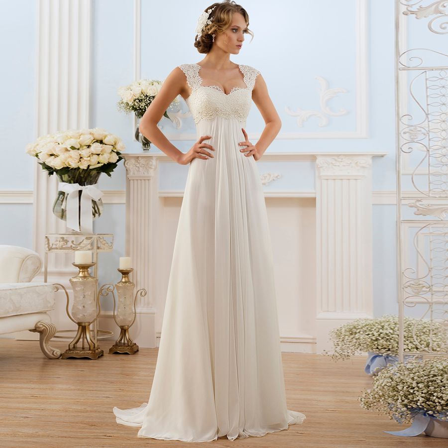 plus size simple wedding dresses cheap