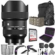Sigma 14-24mm f/2.8 DG DN Art Lens for Sony E Mount with Advanced Photo and Travel Bundle