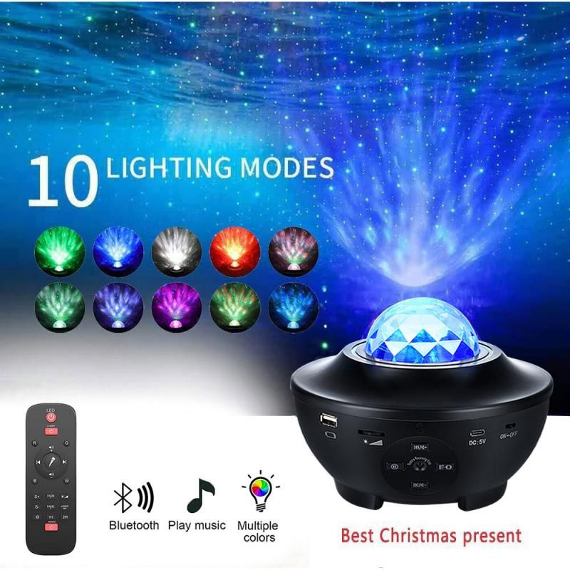 music starry projector remote