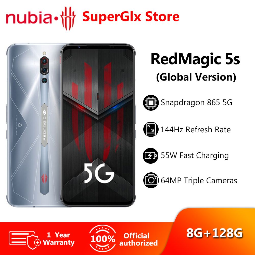 ZTE nubia Red Magic 5S Red 6.65 256GB 4500mAh Gaming Phone USA FREESHIP*