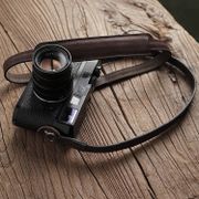 Mr.stone Handmade Genuine Leather Camera Strap Camera Shoulder Sling Belt (Shoulder support)