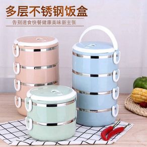 6 Hours Thermal Vacuum Lunch Box 304 Stainless Steel Insulated Worker Adult  Food Container Large Picnic Student Bento Box Set