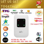 4G LTE Wifi Router 150Mbps Mobile Wireless Hotspot Car Mifi Unlock Modem Broadband Dongle 3G 4G Wi-Fi Router With Sim Card Slot（TPG can support）
